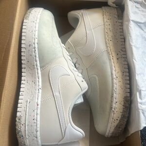 Nike Air Force 1 Crater Summit White. 7.5. Possible factory flaw (see pic)